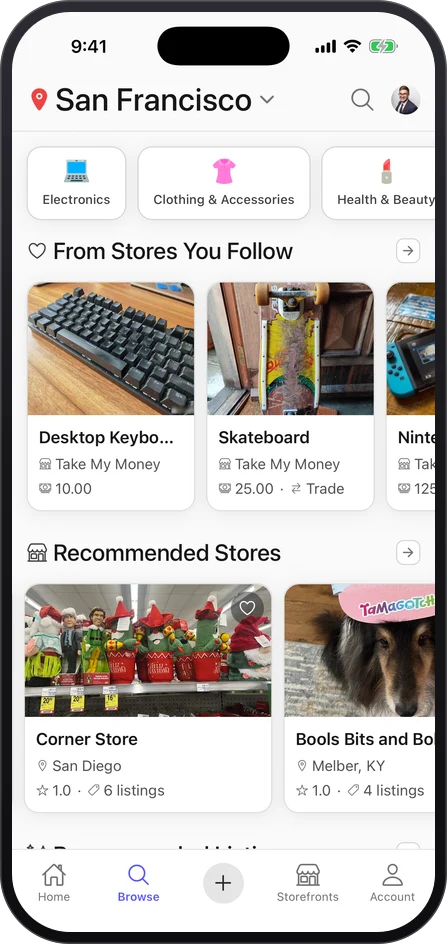 Trade Up — Browse