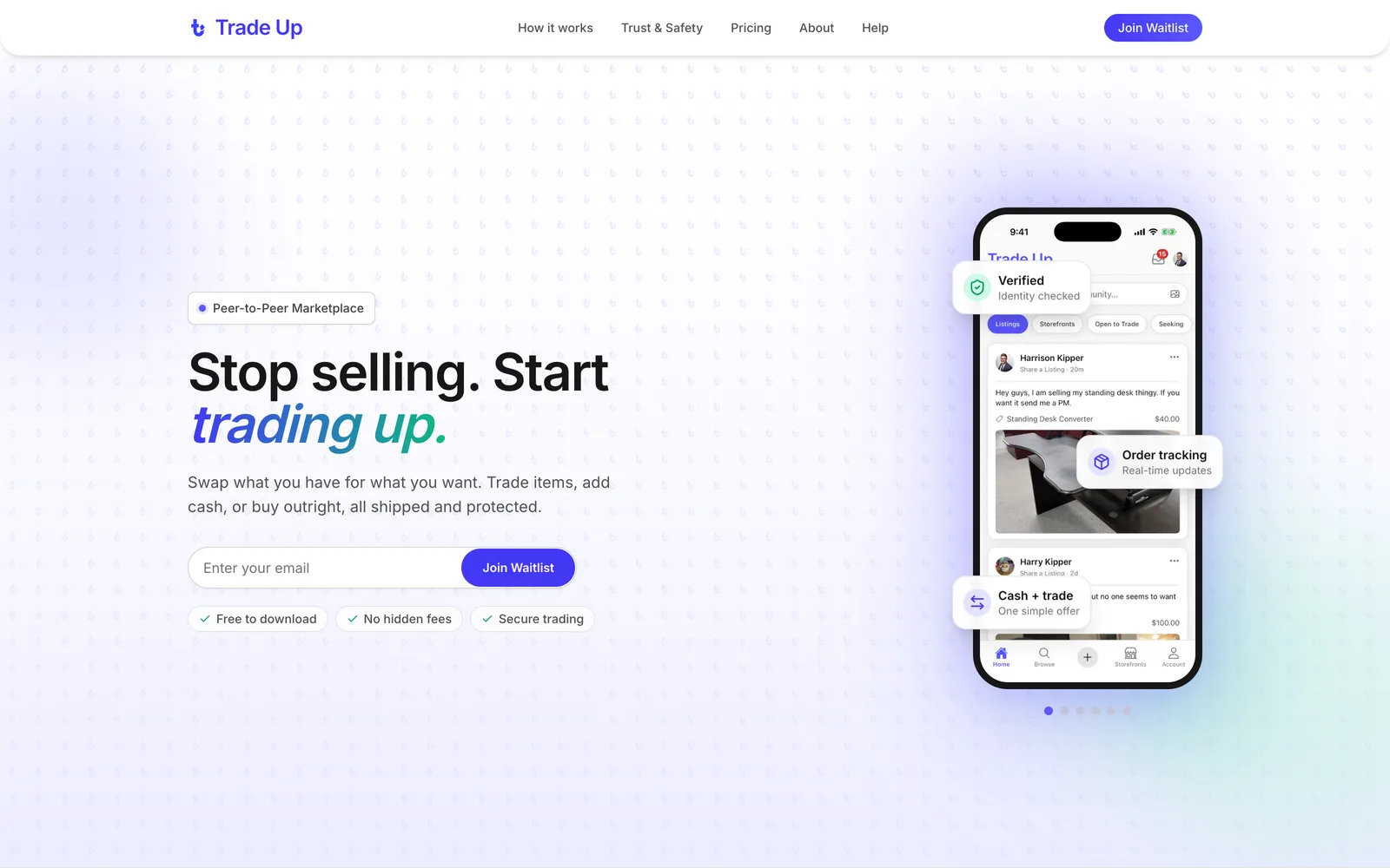 Trade Up — built by HEK Design Studio